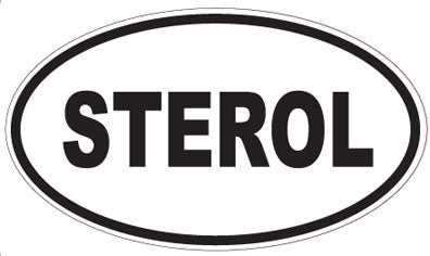 STEROL - Oval Sticker