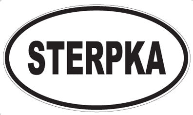 STERPKA - Oval Sticker