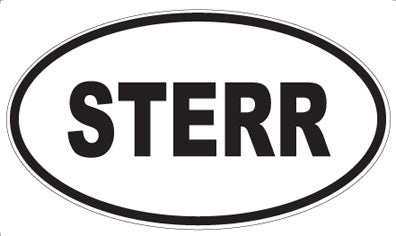 STERR - Oval Magnet