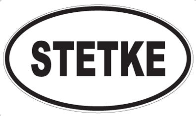 STETKE - Oval Magnet