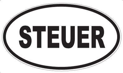 STEUER - Oval Sticker