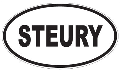 STEURY - Oval Magnet