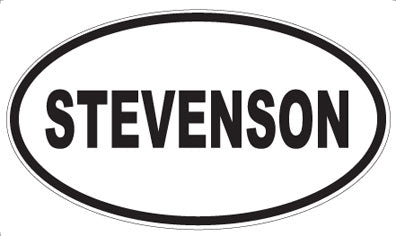 STEVENSON - Oval Magnet