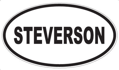 STEVERSON - Oval Magnet