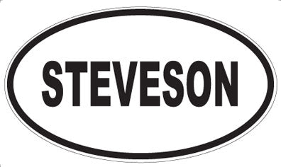 STEVESON - Oval Magnet