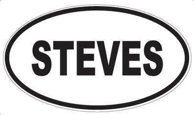 STEVES - Oval Magnet