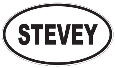 STEVEY - Oval Magnet