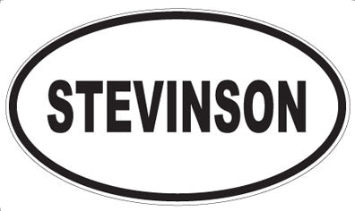 STEVINSON - Oval Magnet