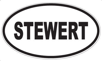 STEWERT - Oval Magnet