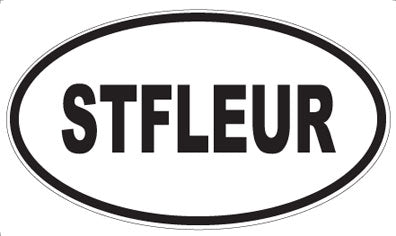 STFLEUR - Oval Magnet
