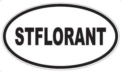 STFLORANT - Oval Magnet