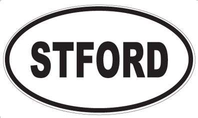 STFORD - Oval Magnet