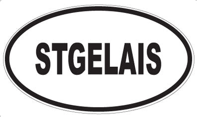 STGELAIS - Oval Magnet