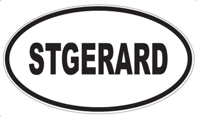STGERARD - Oval Sticker