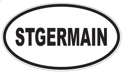 STGERMAIN - Oval Sticker