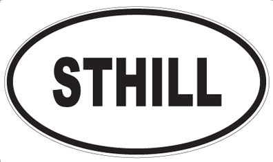 STHILL - Oval Sticker