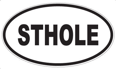 STHOLE - Oval Sticker