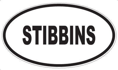STIBBINS - Oval Magnet