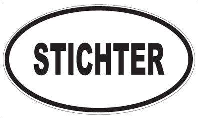 STICHTER - Oval Sticker