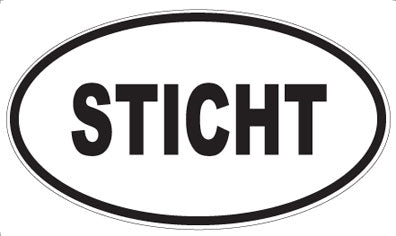 STICHT - Oval Magnet