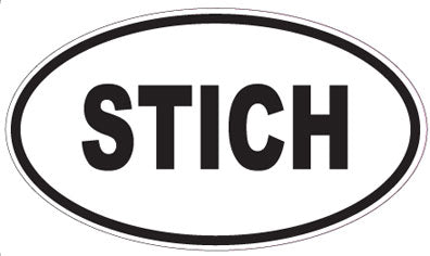 STICH - Oval Magnet