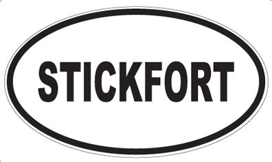 STICKFORT - Oval Magnet