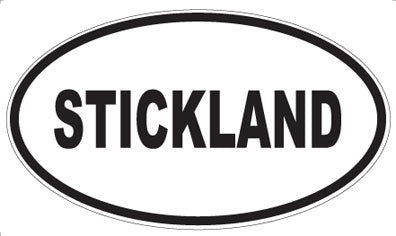 STICKLAND - Oval Sticker