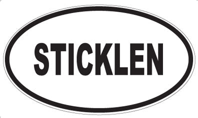 STICKLEN - Oval Sticker