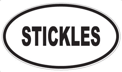 STICKLES - Oval Sticker