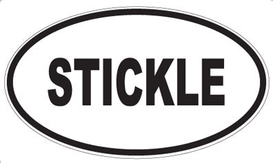 STICKLE - Oval Magnet