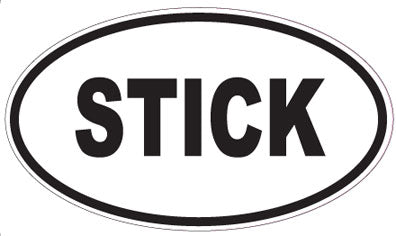 STICK - Oval Magnet