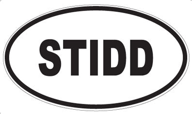 STIDD - Oval Magnet