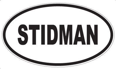 STIDMAN - Oval Magnet