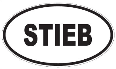 STIEB - Oval Sticker