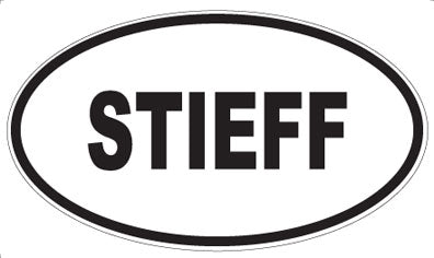 STIEFF - Oval Sticker