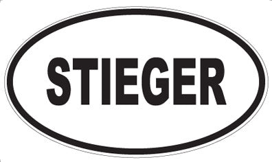 STIEGER - Oval Magnet