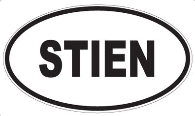 STIEN - Oval Sticker