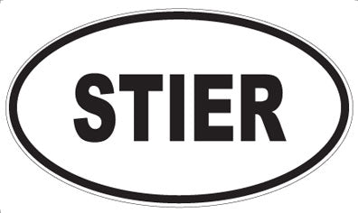 STIER - Oval Magnet