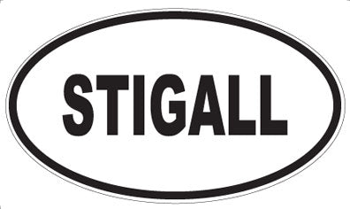 STIGALL - Oval Magnet