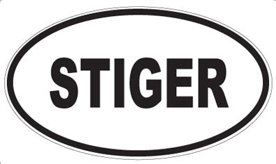 STIGER - Oval Sticker