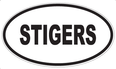 STIGERS - Oval Magnet