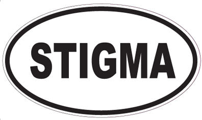 STIGMA - Oval Sticker