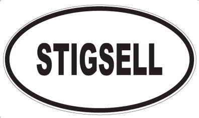 STIGSELL - Oval Sticker