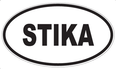 STIKA - Oval Sticker