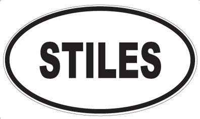 STILES - Oval Magnet