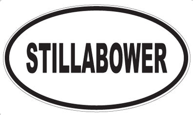 STILLABOWER - Oval Magnet