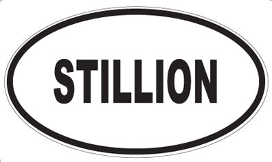 STILLION - Oval Sticker