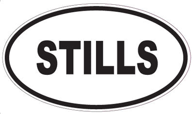 STILLS - Oval Sticker