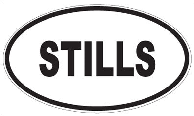 STILLS - Oval Magnet