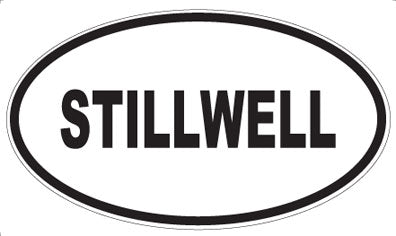 STILLWELL - Oval Magnet